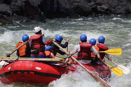 An image of whitewater rafting